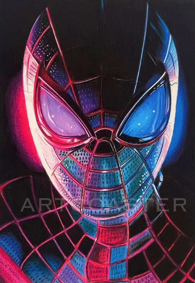 Original Spider-Man Drawing by Artcoaster