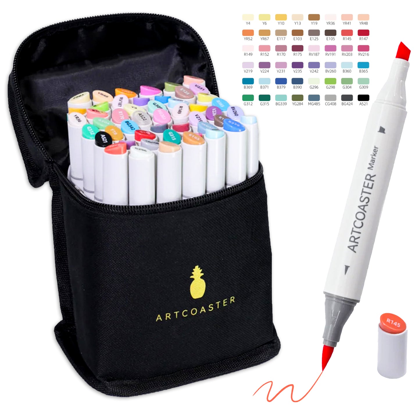 Artcoaster Professional Alcohol-based Markers - 48 set
